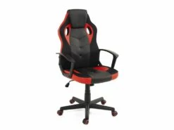 KAYELLES Fauteuil Gamer Hauteur Réglable Et Basculant SENA (noir Rouge)