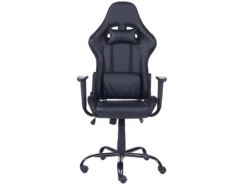 Chaise De Gamer En Cuir PU Noir Avec LED GLEAM -mobilier de bureau Shop siege de bureau 22129593