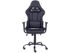 Chaise De Gamer En Cuir PU Noir Avec LED GLEAM -mobilier de bureau Shop siege de bureau 22129595