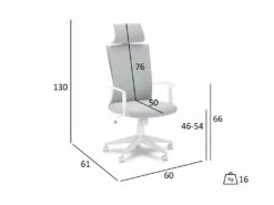 Bock Chaise De Bureau, Blanc. -mobilier de bureau Shop siege de bureau 22187171