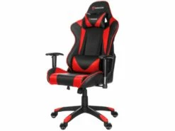 Paracon Knight Fauteuil De Gamer Avec Oreiller Cervical Et Soutien Lombaire, Rouge.