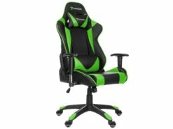 Paracon Knight Fauteuil De Gamer Avec Oreiller Cervical Et Soutien Lombaire, Vert. -mobilier de bureau Shop siege de bureau 22216817