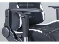 Gaming Fauteuil De Gamer, Blanc, Noir, Blanc. -mobilier de bureau Shop siege de bureau 22217087