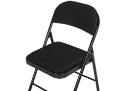 Lot De 4 Chaises Pliantes Noires SPARKS 16 Lot De 4 Chaises Pliantes Noires SPARKS -mobilier de bureau Shop siege de bureau 22252587