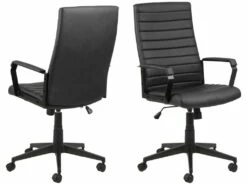 Charles Chaise De Bureau, Noir.