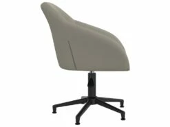 Chaise Pivotante De Bureau Gris Clair Velours -mobilier de bureau Shop siege de bureau 22412407