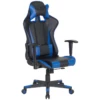 Chaise De Bureau Noire Et Bleu Foncé GAMER