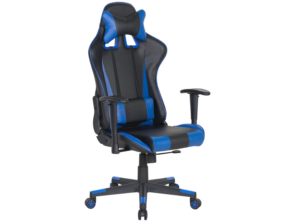 Chaise De Bureau Noire Et Bleu Foncé GAMER 1 Chaise De Bureau Noire Et Bleu Foncé GAMER
