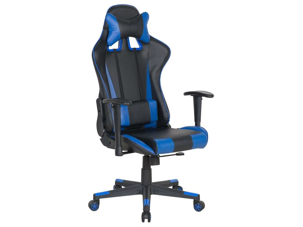 Chaise De Bureau Noire Et Bleu Foncé GAMER 2 Chaise De Bureau Noire Et Bleu Foncé GAMER – Image 2