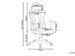 Chaise De Bureau Noire Et Bleu Foncé GAMER 12 Chaise De Bureau Noire Et Bleu Foncé GAMER -mobilier de bureau Shop siege de bureau 22808347