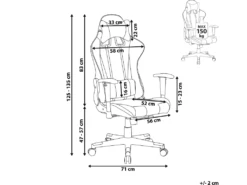 Chaise De Bureau Noire Et Bleu Foncé GAMER 14 Chaise De Bureau Noire Et Bleu Foncé GAMER -mobilier de bureau Shop siege de bureau 22808351