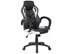 Chaise De Jeu Darlanc, Fauteuil De Jeu Pour Adultes, Chaise De Bureau, 66x61h104/114 Cm, Noir Et Blanc 4 Chaise De Jeu Darlanc, Fauteuil De Jeu Pour Adultes, Chaise De Bureau, 66x61h104/114 Cm, Noir Et Blanc -mobilier de bureau Shop siege de bureau 22931297