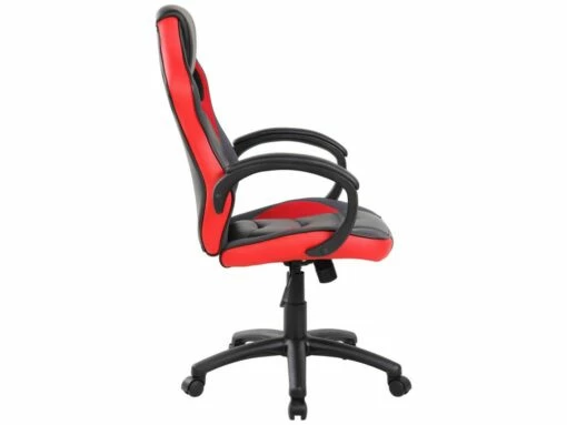 Chaise De Jeu Darlanc, Fauteuil De Jeu Pour Adultes, Chaise De Bureau, 66x61h104/114 Cm, Noir Et Rouge -mobilier de bureau Shop siege de bureau 22931317