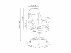 Chaise De Bureau CHUCK Tissus Filet Noir, Idéal Pour Un Bureau Confortable Et Design -mobilier de bureau Shop siege de bureau 22989963