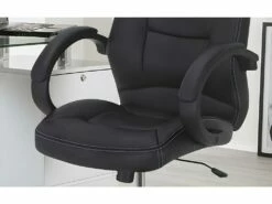 Chaise De Bureau CHUCK Tissus Filet Noir, Idéal Pour Un Bureau Confortable Et Design -mobilier de bureau Shop siege de bureau 22989967
