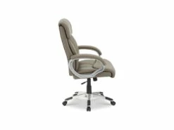 Chaise De Bureau LIDA PU Taupe, Un Choix Confortable Et élégant Pour Votre Bureau -mobilier de bureau Shop siege de bureau 22989985