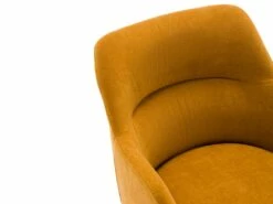 Chaise De Bureau - Tissu - Jaune - Hauteur Réglable - HEKA -mobilier de bureau Shop siege de bureau 512209