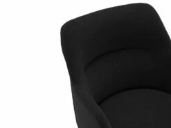 Chaise De Bureau - Tissu - Noir - Hauteur Réglable - HEKA -mobilier de bureau Shop siege de bureau 512251