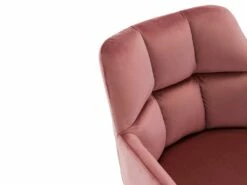 Chaise De Bureau - Velours - Rose - Hauteur Réglable - PEGA -mobilier de bureau Shop siege de bureau 512317