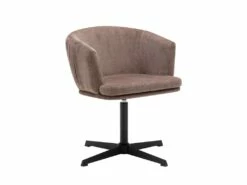 Chaise De Bureau - Tissu - Taupe - FAVIA -mobilier de bureau Shop siege de bureau 5270875