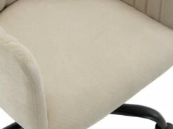 Chaise De Bureau - Tissu - Beige - Hauteur Réglable - TOARA -mobilier de bureau Shop siege de bureau 5274083