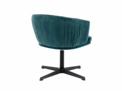 Chaise De Bureau - Tissu - Bleu Canard - FAVIA -mobilier de bureau Shop siege de bureau 5277993