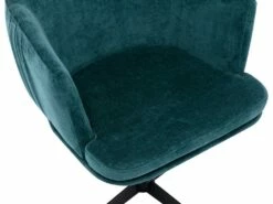 Chaise De Bureau - Tissu - Bleu Canard - FAVIA -mobilier de bureau Shop siege de bureau 5277997