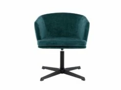 Chaise De Bureau - Tissu - Bleu Canard - FAVIA -mobilier de bureau Shop siege de bureau 5278001