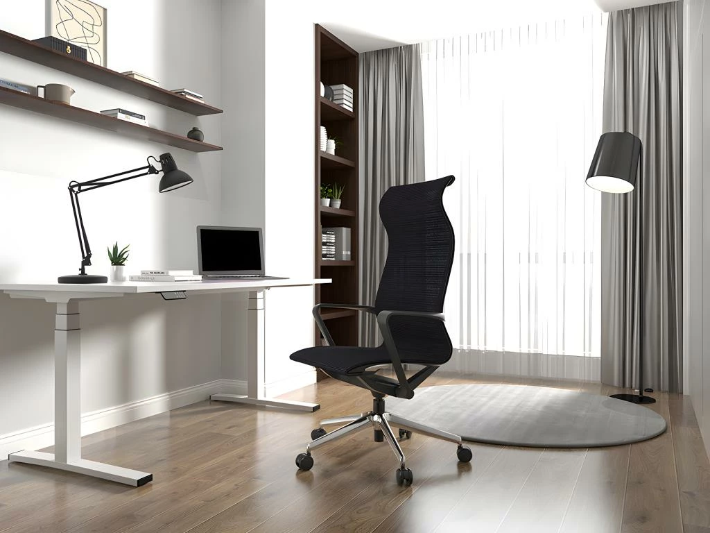 Fauteuil De Bureau Professionnel - Tissu - Noir - LADEFENSE 3 Fauteuil De Bureau Professionnel - Tissu - Noir - LADEFENSE – Image 3