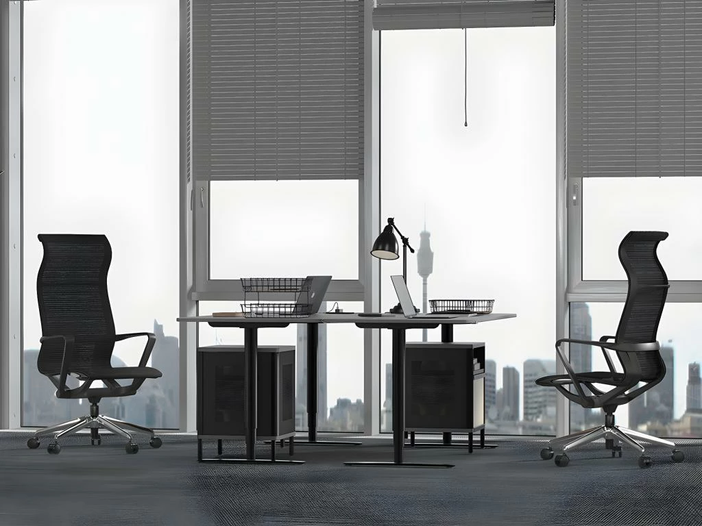 Fauteuil De Bureau Professionnel - Tissu - Noir - LADEFENSE 4 Fauteuil De Bureau Professionnel - Tissu - Noir - LADEFENSE – Image 4