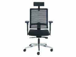 Fauteuil De Bureau Ergonomique Professionnel - Avec Têtière - Tissu - Noir - WALLSTREET 28 Fauteuil De Bureau Ergonomique Professionnel - Avec Têtière - Tissu - Noir - WALLSTREET -mobilier de bureau Shop siege de bureau 721961