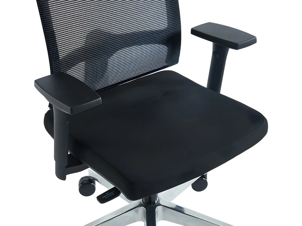 Fauteuil De Bureau Ergonomique Professionnel - Avec Têtière - Tissu - Noir - WALLSTREET 20 Fauteuil De Bureau Ergonomique Professionnel - Avec Têtière - Tissu - Noir - WALLSTREET – Image 20