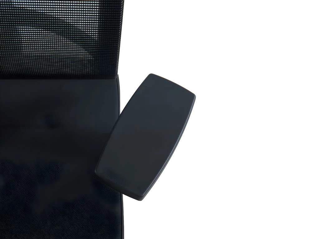 Fauteuil De Bureau Ergonomique Professionnel - Avec Têtière - Tissu - Noir - WALLSTREET 12 Fauteuil De Bureau Ergonomique Professionnel - Avec Têtière - Tissu - Noir - WALLSTREET – Image 12