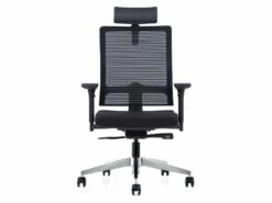 Fauteuil De Bureau Ergonomique Professionnel - Avec Têtière - Tissu - Noir - WALLSTREET 27 Fauteuil De Bureau Ergonomique Professionnel - Avec Têtière - Tissu - Noir - WALLSTREET -mobilier de bureau Shop siege de bureau 721993