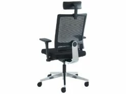 Fauteuil De Bureau Ergonomique Professionnel - Avec Têtière - Tissu - Noir - WALLSTREET 29 Fauteuil De Bureau Ergonomique Professionnel - Avec Têtière - Tissu - Noir - WALLSTREET -mobilier de bureau Shop siege de bureau 722001