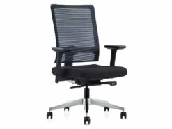 Fauteuil De Bureau Professionnel - Tissu - Noir - MIDTOWN -mobilier de bureau Shop siege de bureau 722077