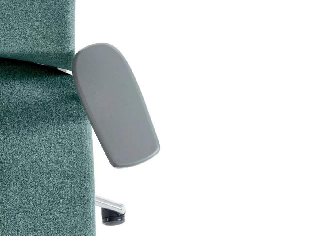 Fauteuil De Bureau Professionnel - Avec Têtière - Tissu - Bleu - VOLTI 16 Fauteuil De Bureau Professionnel - Avec Têtière - Tissu - Bleu - VOLTI – Image 16