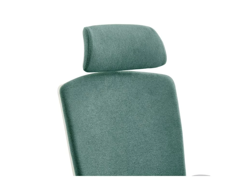 Fauteuil De Bureau Professionnel - Avec Têtière - Tissu - Bleu - VOLTI 13 Fauteuil De Bureau Professionnel - Avec Têtière - Tissu - Bleu - VOLTI – Image 13