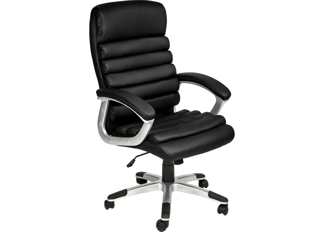 Fauteuil Chaise Siège De Direction Rembourrage Ondulé Noir 08_0000374 1 Fauteuil Chaise Siège De Direction Rembourrage Ondulé Noir 08_0000374