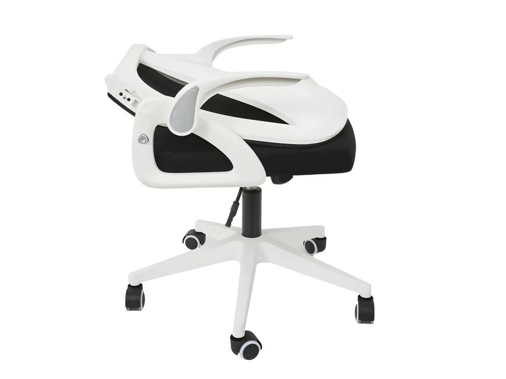QUICK - Fauteuil De Bureau Rabattable Noir Et Blanc 4 QUICK - Fauteuil De Bureau Rabattable Noir Et Blanc – Image 4