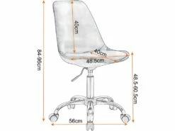 Fauteuil De Bureau Chaise De Bureau En Velours Rose 19_0000488 9 Fauteuil De Bureau Chaise De Bureau En Velours Rose 19_0000488 -mobilier de bureau Shop siege de bureau 8911087