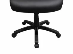 Fauteuil Chaise Siège De Bureau Pivotant Réglable Ergonomique Avec Accoudoir PVC Noir 0502021 -mobilier de bureau Shop siege de bureau 8911093