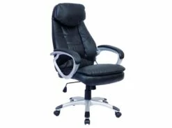 Fauteuil De Bureau Chaise Siège Noir Ergonomique Classique 0502003/2