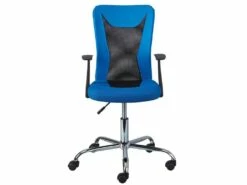 DEANA - Fauteuil De Bureau Sur Roulettes Bleu Et Noir 9 DEANA - Fauteuil De Bureau Sur Roulettes Bleu Et Noir -mobilier de bureau Shop siege de bureau 9167335