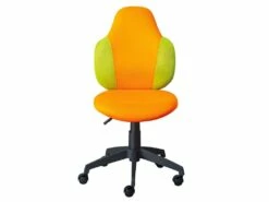 PREZI - Fauteuil Pivotant Orange Et Vert Pour Enfant -mobilier de bureau Shop siege de bureau 9167425
