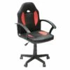 RACING - Fauteuil De Bureau Hauteur Réglable Rouge Et Noir