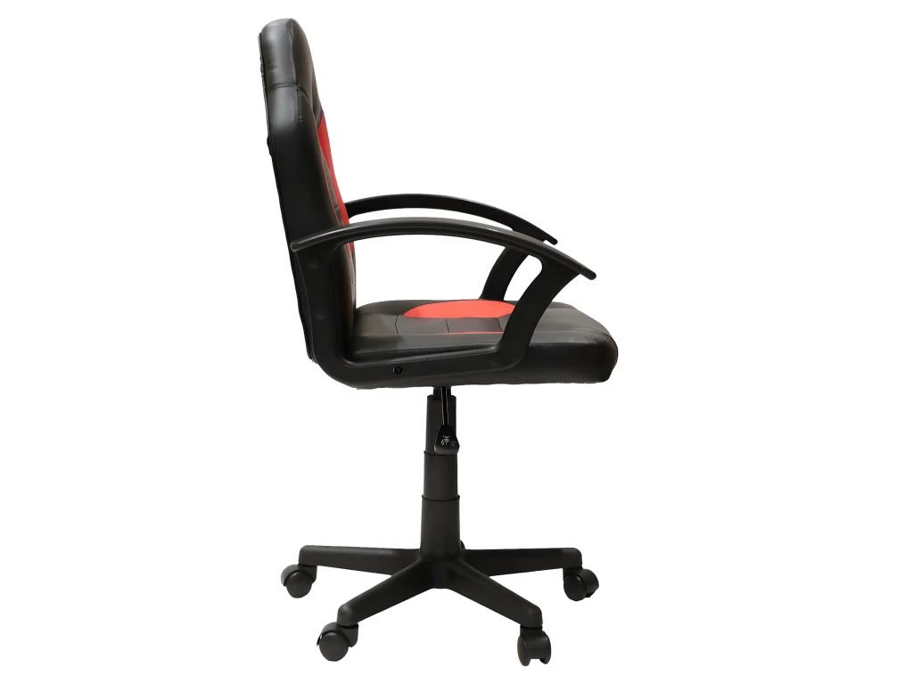 RACING - Fauteuil De Bureau Hauteur Réglable Rouge Et Noir 4 RACING - Fauteuil De Bureau Hauteur Réglable Rouge Et Noir – Image 4