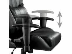 Fauteuil De Bureau Chaise Siège Sport Gamer Avec Coussin De Tête Et Lombaires Noir 08_0000356 9 Fauteuil De Bureau Chaise Siège Sport Gamer Avec Coussin De Tête Et Lombaires Noir 08_0000356 -mobilier de bureau Shop siege de bureau 9184829