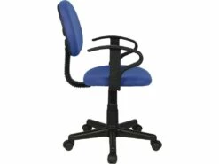 Fauteuil De Bureau à Roulettes "Moulin" - Bleu -mobilier de bureau Shop siege de bureau 9475301