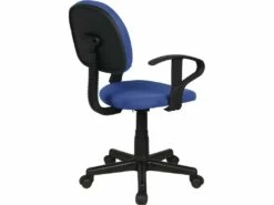 Fauteuil De Bureau à Roulettes "Moulin" - Bleu -mobilier de bureau Shop siege de bureau 9475303